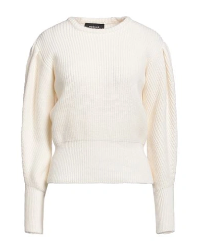 Rochas Woman Sweater Cream Size L Wool, Cashmere In White