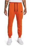 Nike Tech Fleece Joggers In Orange