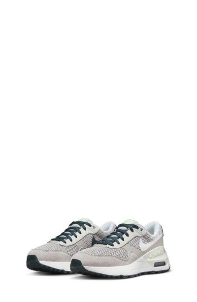 Nike Kids' Air Max Systm Sneaker In Light Ore/ White/ Sea Glass