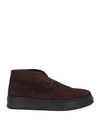 Ugo Arci Man Ankle Boots Dark Brown Size 12 Soft Leather