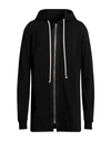 Rick Owens Man Sweatshirt Black Size S Cotton