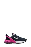Nike Kids' Air Max 270 Sneaker In Obsidian/ White/ Fierce Pink