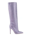 Paris Texas Woman Boot Lilac Size 8 Soft Leather In Purple