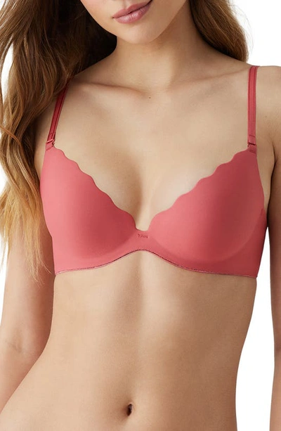 B.tempt'd By Wacoal B.wow'd Convertible Push-up Bra In Slate Rose