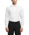 Calvin Klein Men's Tech Poplin Button-down Shirt In White