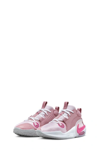 Nike Kids' Air Zoom Crossover 2 Basketball Shoe In Elemental Pink/ White/ Pink