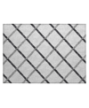 D Style York Yo1 1'8" X 2'6" Area Rug In Gray