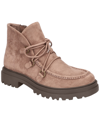 Bella Vita Xandy Womens Manmade Faux Leather Ankle Boots In Taupe Suede