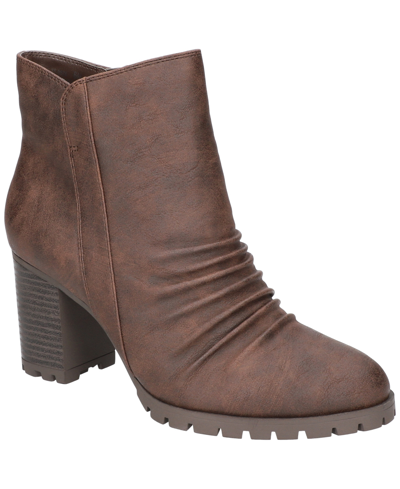 Easy Street Women's Carrow Ankle Boots In Brown