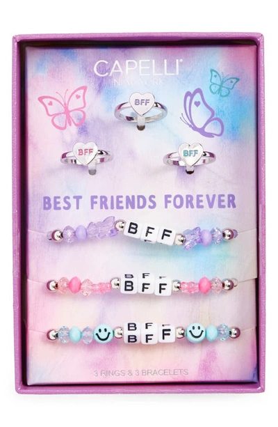 Capelli New York Kids' Bff Assorted 6-pack Friendship Bracelets