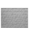 D Style Hinton Hn1 1'8" X 2'6" Area Rug In Gray