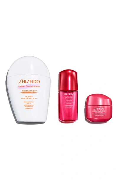 Shiseido Urban Environment Daily Defense Set (limited Edition) $90 Value In No Color