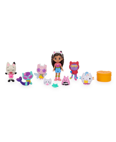 Gabby's Dollhouse Kids' , Travel Themed Figure Set With A Gabby Doll, 5 Cat Toy Figures, Surprise Toys Dollhouse Accessories In Multi-color