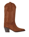 Jonak Woman Knee Boots Camel Size 11 Soft Leather In Beige