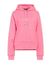 Dsquared2 Woman Sweatshirt Pink Size Xs Cotton, Elastane In Fuxia