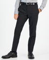 Kenneth Cole Reaction Big Boys Slim Fit Stretch Dress Pants In Black