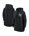 Nike Las Vegas Raiders Crucial Catch Club  Women's Nfl Pullover Hoodie In Black