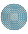D Style York Yo1 10' X 10' Round Area Rug In Mist