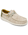 HEY DUDE MEN'S WALLY JERSEY CASUAL MOCCASIN SNEAKERS FROM FINISH LINE