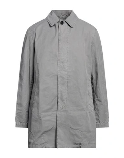 Brooksfield Man Overcoat & Trench Coat Light Grey Size 42 Cotton, Polyamide
