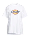 Dickies Woman T-shirt White Size L Cotton In White