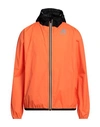 K-way Man Jacket Orange Size M Polyamide