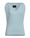 Rrd Woman T-shirt Pastel Blue Size 8 Polyamide, Elastane