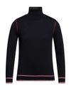 +39 Masq Man Turtleneck Midnight Blue Size 36 Merino Wool