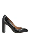 Deimille Woman Pumps Black Size 7 Soft Leather