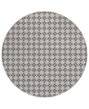 D STYLE ROBBEY WASHABLE RBY1 8' X 8' ROUND AREA RUG