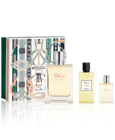 Hermes Men's 3-pc. Terre D' Eau Givree Eau De Parfum Gift Set In No Color