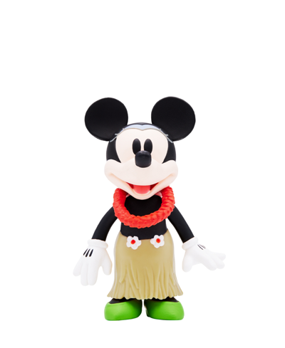 Super 7 Disney Vintage-like Collection Minnie Mouse Hawaiian Holiday 3.75" Reaction Figure In Multi
