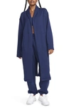 Nike Women's  Sportswear Modern Fleece Oversized French Terry Duster In Blue