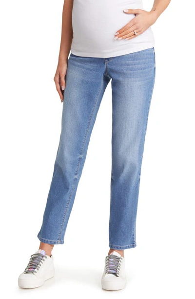 1822 Denim Re:denim Over The Bump Ankle Straight Leg Maternity Jeans In Kinsley