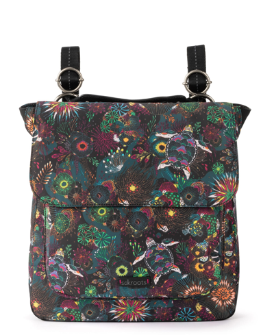 Sakroots Recycled Twill Olympic Backpack In Rainbow Seascape