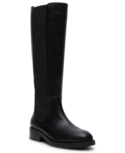 Madden Girl Julip Tall Riding Boots In Black