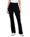 STYLE & CO PETITE HIGH-RISE PULL-ON BOOTCUT PONTE PANTS, CREATED FOR MACY'S