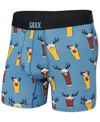 SAXX MEN'S BREWDOLPH ULTRA SUPER SOFT RELAXED-FIT HOLIDAY BOXER BRIEFS