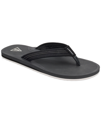 Cobian Men's Hobgood Anchor Water-resistant Flip-flops In Black