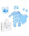 ROCK-A-BYE BABY BOUTIQUE BABY BOYS LITTLE FRIENDS LAYETTE, 6 PIECE SET