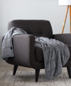 Ella Jayne Reversible Weighted Anti-anxiety Blanket In Grey,grey