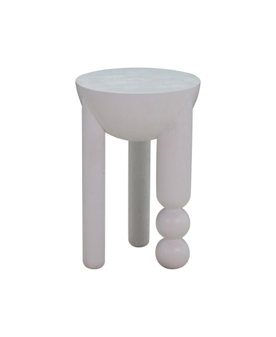 Tov Furniture Morse Accent Table In White