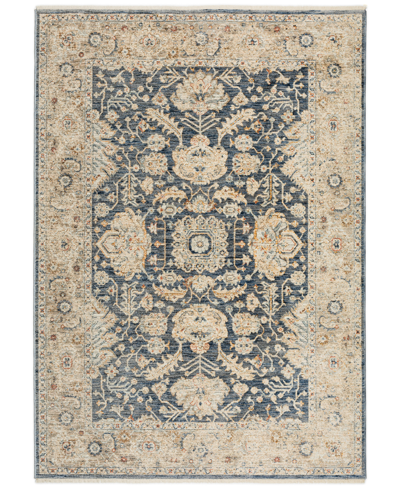 D Style Perga Prg8 7'10" X 10' Area Rug In Navy