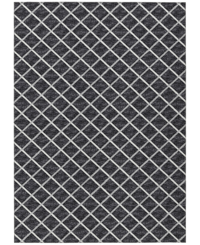 D Style Victory Washable Vcy1 5' X 8' Area Rug In Black