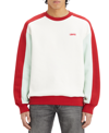 LEVI'S MEN'S RELAXED-FIT COLORBLOCKED LOGO SWEATSHIRT, CREATED FOR MACY'S