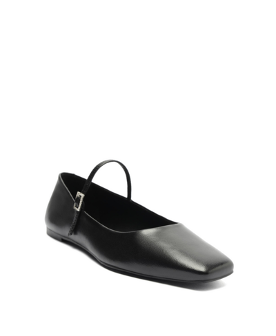 Arezzo Women's Eleanor Ballet Flats In Black - Leather