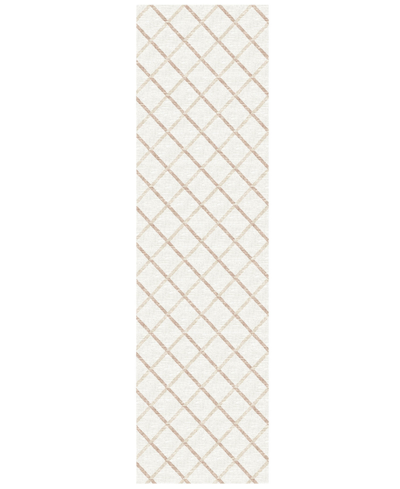 D Style York Yo1 2'3" X 7'6" Runner Area Rug In Ivory