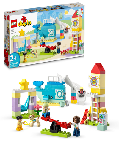 Lego Babies' Duplo Town Dream Playground Educational Toddler Building Toy Set 10991 In Multicolor