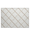 D Style York Washable Yo1 1'8" X 2'6" Area Rug In Ivory