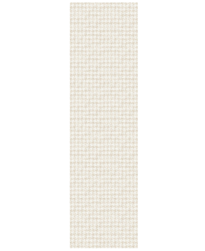 D Style Kendall Washable Kdl1 2'3" X 12' Runner Area Rug In Ivory